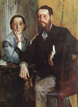 Edgar Degas Werke - Der Herzog und die Herzogin Morbilli Edgar Degas